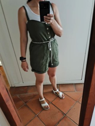 Mono corto verde militar