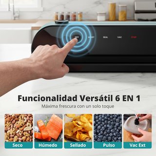 AIRMSEN Envasadora Vacío 6en1 Automática Verde