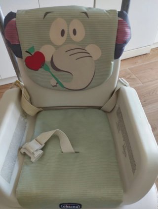 Trona de bebé plegable con diseño de elefante