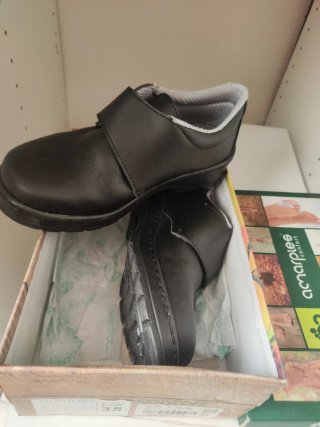 Zapatos Dian negros trabajo suela antideslizante