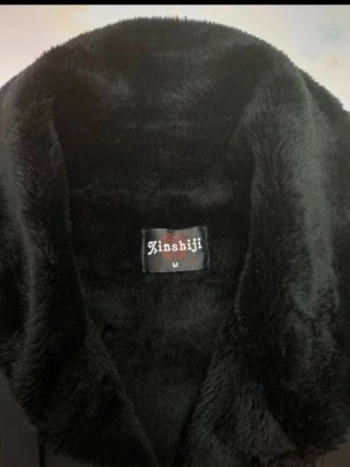Abrigo negro mujer talla M