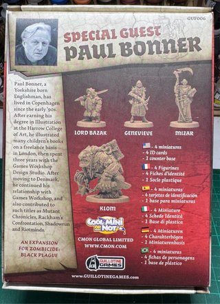 Zombicide Special Guest Paul Bonner