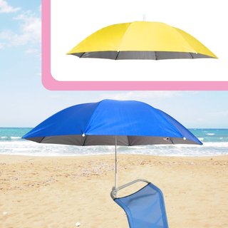 Sombrilla para silla de playa azul