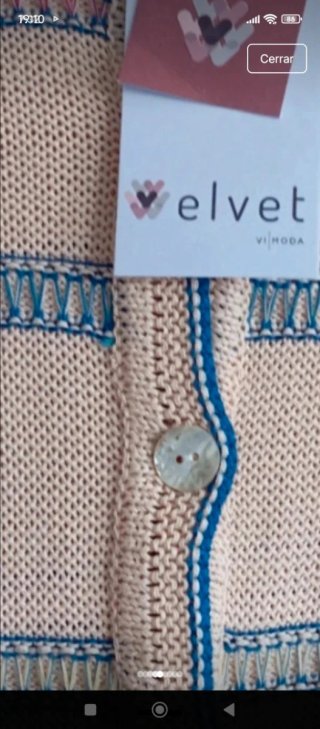 Chaqueta Velvet beige y varios