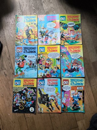 Lote de tebeos antiguos de Mortadelo y Filemón