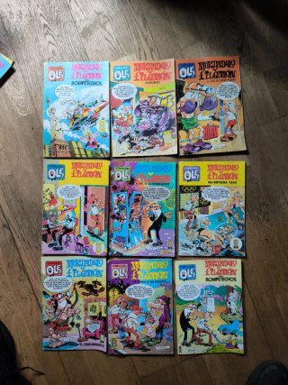 Lote de tebeos antiguos de Mortadelo y Filemón