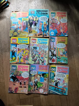 Lote de tebeos antiguos de Mortadelo y Filemón