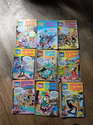 Lote de tebeos antiguos de Mortadelo y Filemón