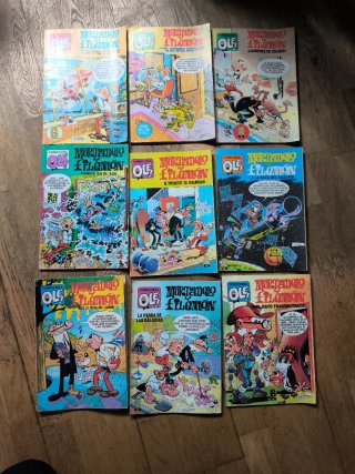 Lote de tebeos antiguos de Mortadelo y Filemón