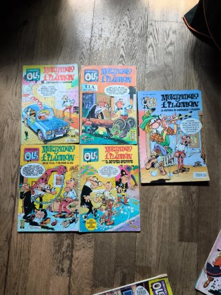 Lote de tebeos antiguos de Mortadelo y Filemón