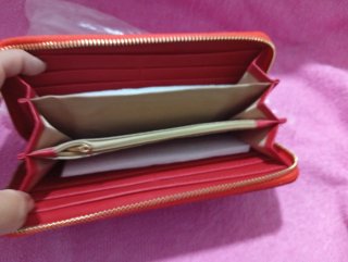 Cartera de mano mujer roja nueva