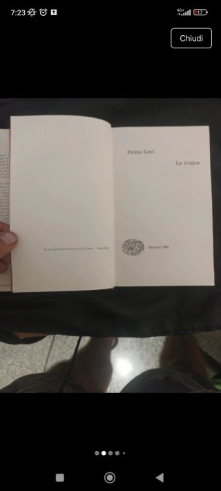 Primo Levi - La tregua 1963 - Sesta edizione