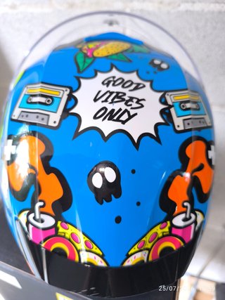 Casco Scorpion Exo Junior Fun Azul