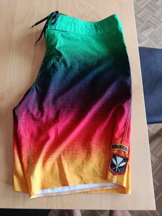 Bañador Billabong Hombre Verde/Rojo