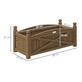 Jardinera de madera