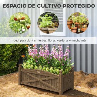 Jardinera de madera
