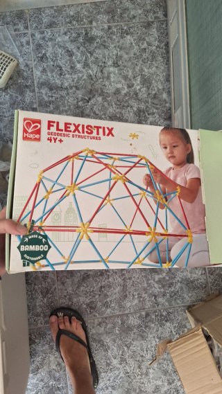 Juego Construcción Hape Flexistix Geodesic