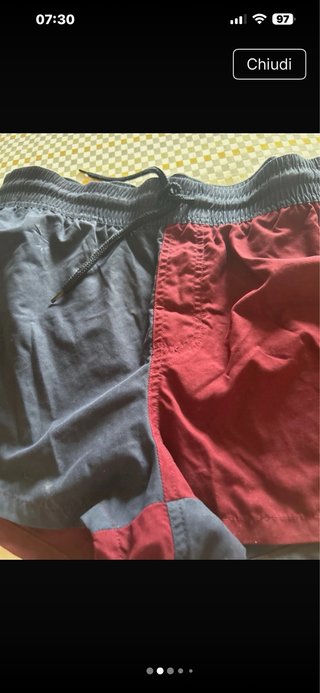 Boxer mare uomo blu e bordeaux