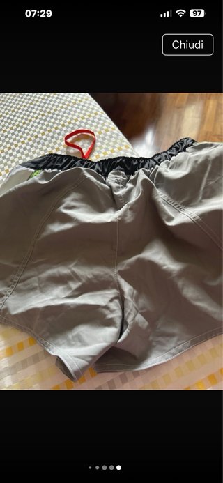 Boxer mare uomo grigio e verde