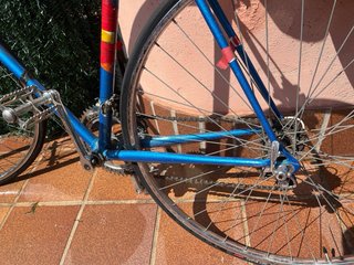 Bicicleta Carretera Vintage Azul