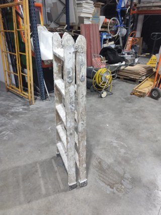Escalera madera 150cm 5 peldaños