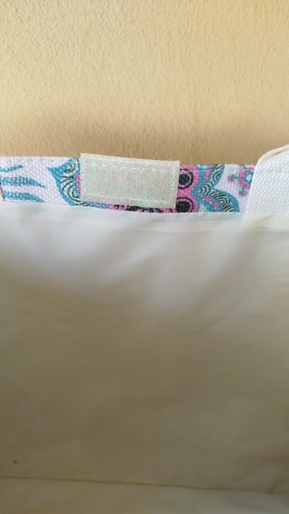 Borsa Mare Spiaggia Fantasia Fiori Juta Nuova