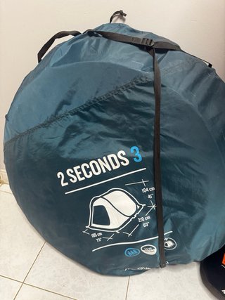 Tienda campaña Quechua 2 Seconds 3 + colchon