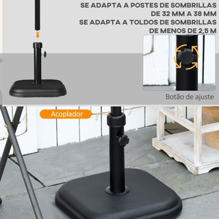 Base per ombrellone da giardino