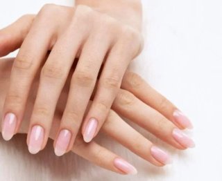 Uñas acrílicas rosa