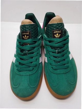 Adidas Gazelle Indoor Verde Rosa Talla 36