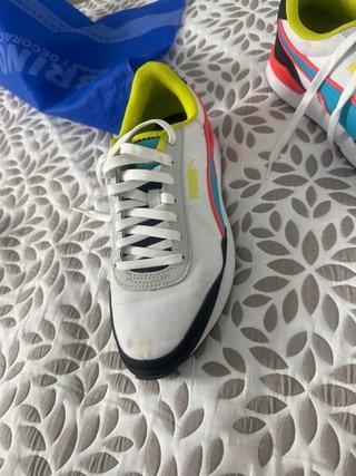 Zapatillas Puma Multicolores Blancas