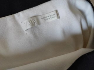 Abito corto Zara bianco
