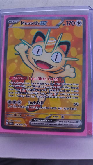 Meowth ex POR 107/088 Carta Pokémon