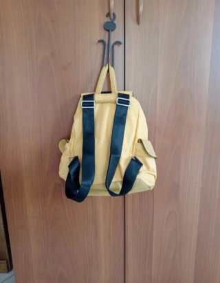 Zainetto vintage giallo senape