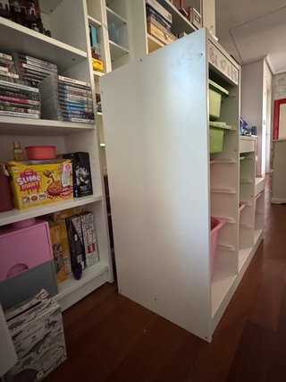 Combinación de almacenaje con cajas.
