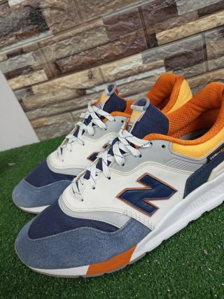 New Balance Scarpe Uomo Ginnastica Blu/Arancio/Bia