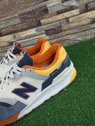 New Balance Scarpe Uomo Ginnastica Blu/Arancio/Bia