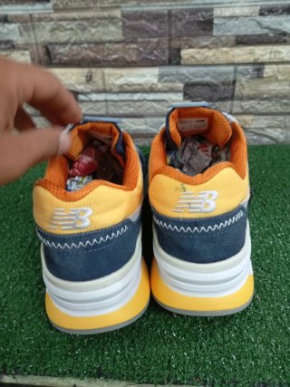 New Balance Scarpe Uomo Ginnastica Blu/Arancio/Bia