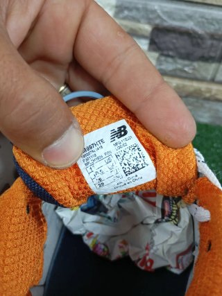 New Balance Scarpe Uomo Ginnastica Blu/Arancio/Bia