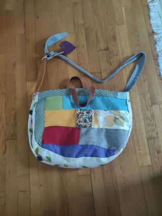 Borsa tracolla patchwork