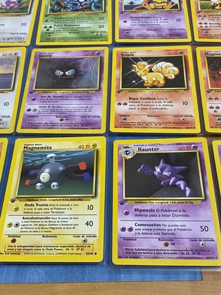 Cartas pokémon BASE SET 1ª EDICIÓN español