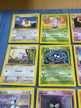 Cartas pokémon BASE SET 1ª EDICIÓN español