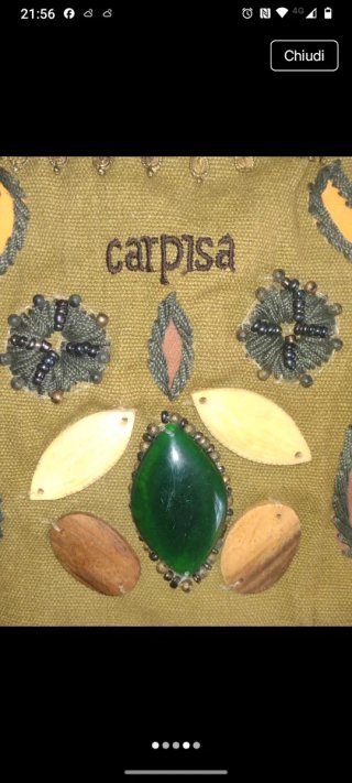 Borsa Carpisa Multicolor Verde Oliva