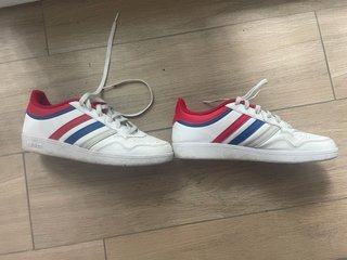 Adidas Hoop 4.0 Scarpe da Ginnastica Bianche Rosse