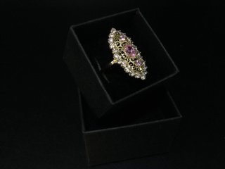 E639813-6 SORTIJA ORO 18K CON CIRCONITA