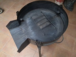 Barbacoa Paellero Redondo con Patas