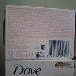 4x Dove Pink Beauty Cream Bar Sapone