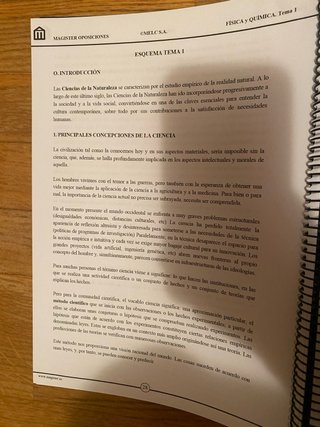 Temario física y química secundaria.