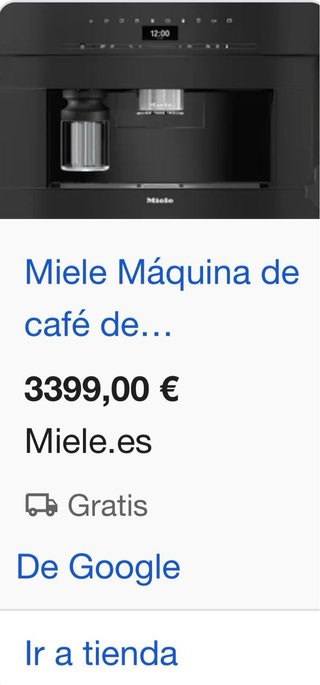 Cafetera Miele CVA 7440  oferta 1500€ Nueva 3399€
