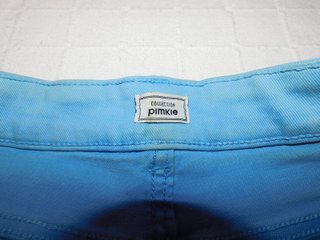 Shorts azules rotos